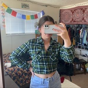 Green flannel